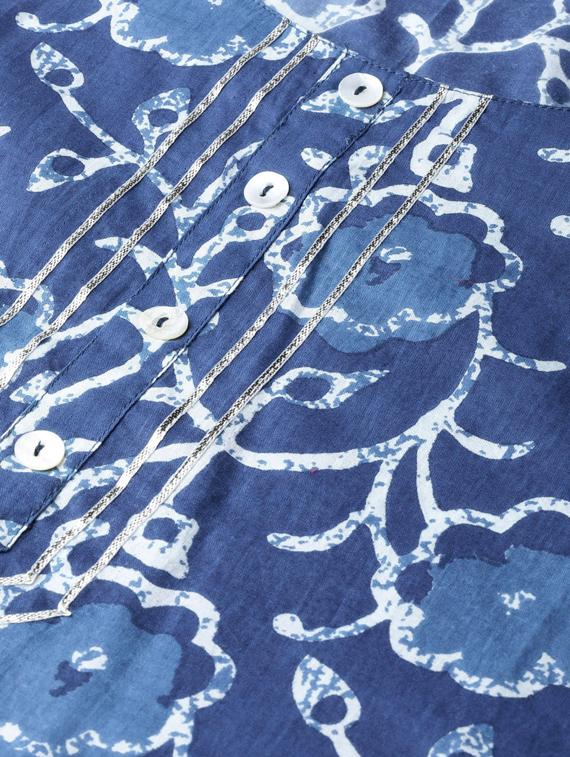 gota patti straight kurta - 17380731 - Zoom Image - 5