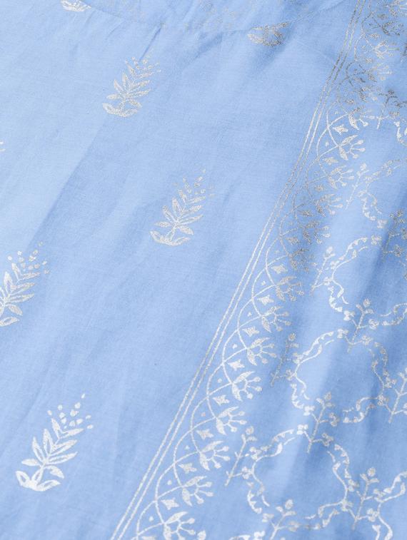 floral straight kurta - 17380738 - Zoom Image - 5