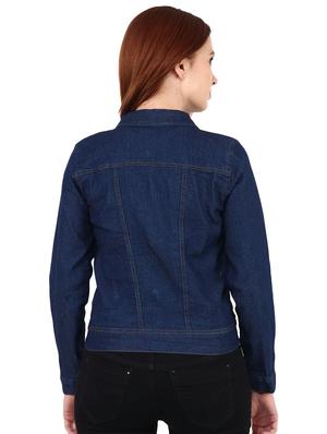 navy blue denim jacket - 17380858 - Standard Image - 3