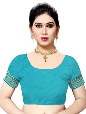 zari work woven saree with blouse - 17380930 - Standard Image - 3