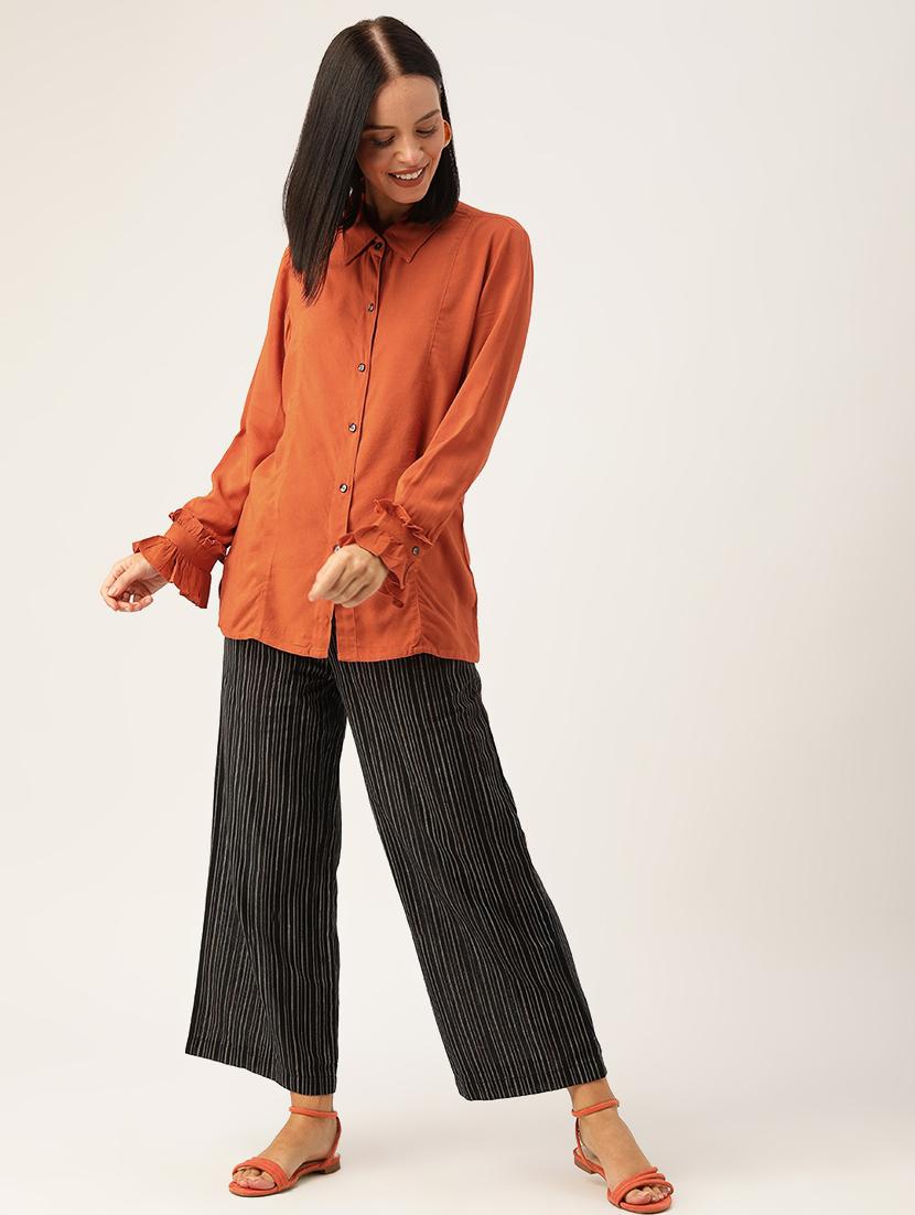 solid top pant set - 17381290 - Zoom Image - 1