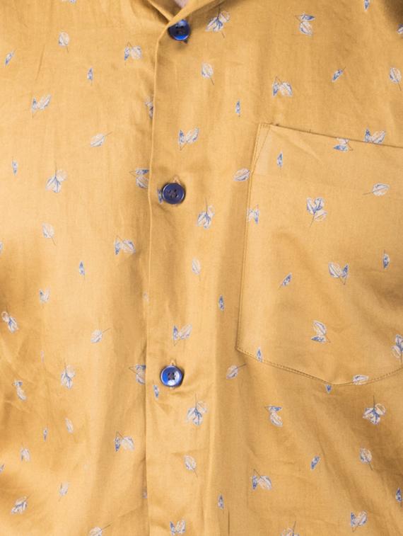 yellow printed casual shirt - 17381586 - Zoom Image - 4