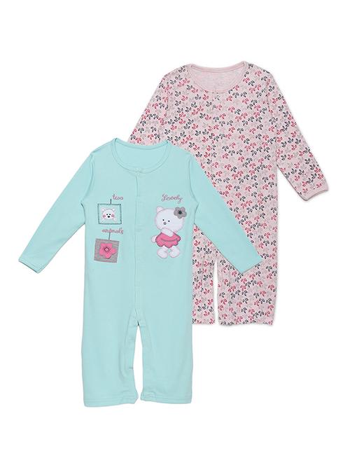 set of 2 printed cotton onesies - 17382322 - Standard Image - 1