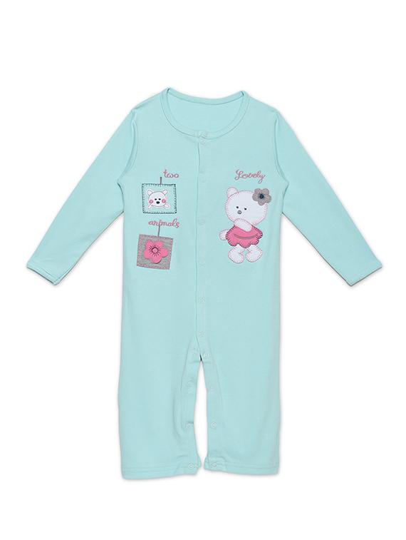 set of 2 printed cotton onesies - 17382322 - Zoom Image - 2