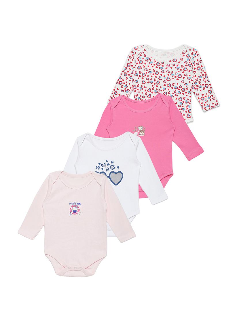 set of 4 printed romper - 17382332 - Zoom Image - 1
