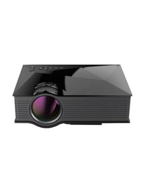 black bluetooth speaker with uc46 portable hd wifi projector. - 17383228 - Standard Image - 6