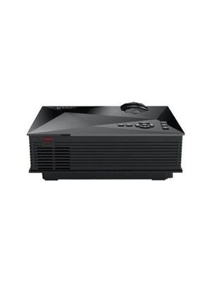 black bluetooth speaker with uc46 portable hd wifi projector. - 17383228 - Standard Image - 8