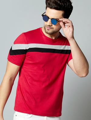 red taped cut & sew t-shirt - 17383314 - Standard Image - 2