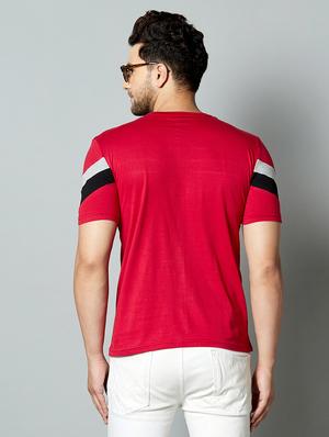 red taped cut & sew t-shirt - 17383314 - Standard Image - 3