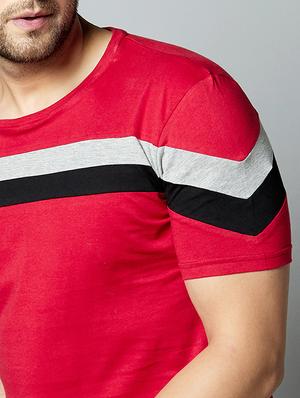 red taped cut & sew t-shirt - 17383314 - Standard Image - 5