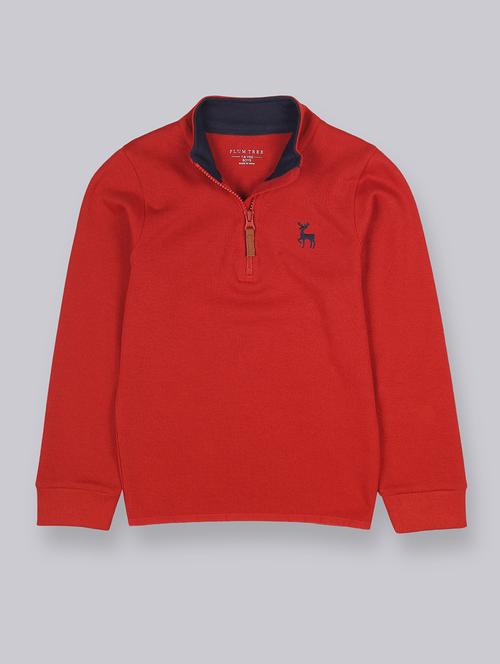 orange cotton sweatshirt - 17383437 - Standard Image - 1