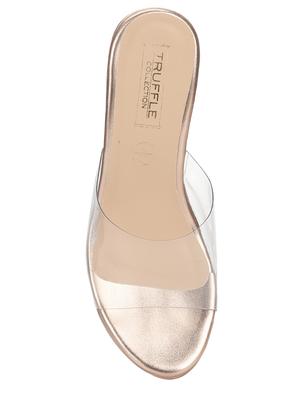 gold slip on wedges - 17383452 - Standard Image - 4
