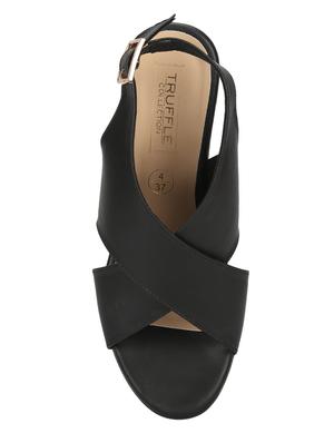 black ankle strap wedges - 17383454 - Standard Image - 4