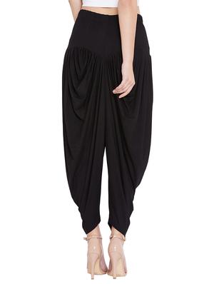 black viscose dhoti salwar salwars - 17385043 - Standard Image - 3