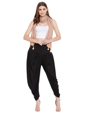 black viscose dhoti salwar salwars - 17385043 - Standard Image - 4