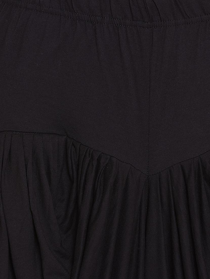 black viscose dhoti salwar salwars - 17385043 - Zoom Image - 5