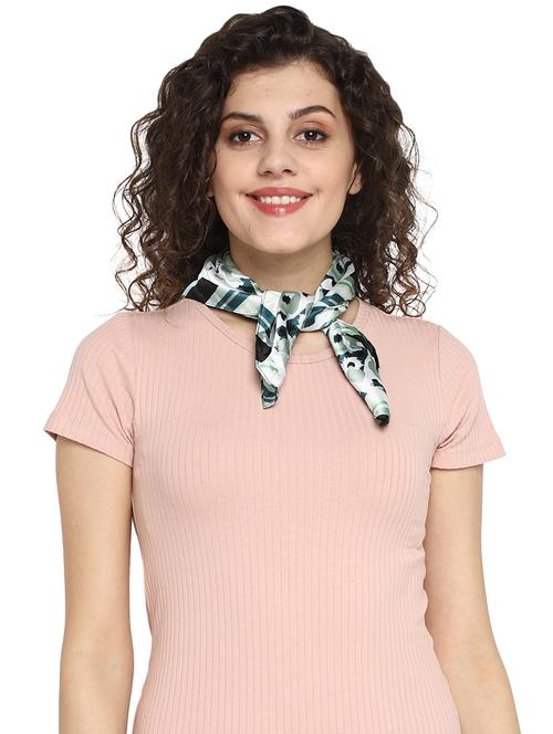 multi colored polyester scarf - 17388465 - Standard Image - 1
