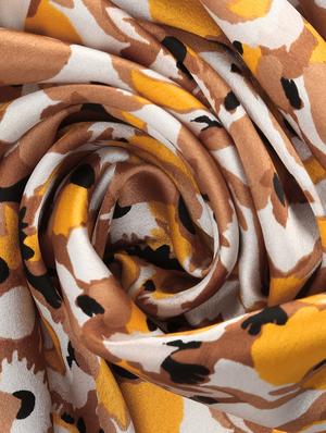 multi colored polyester scarf - 17388466 - Standard Image - 5