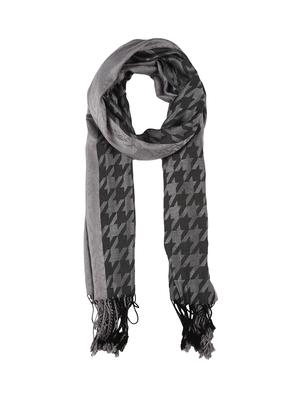 grey viscose stole - 17388490 - Standard Image - 3
