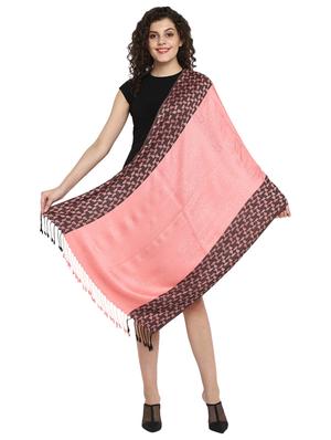pink viscose stole - 17388491 - Standard Image - 4