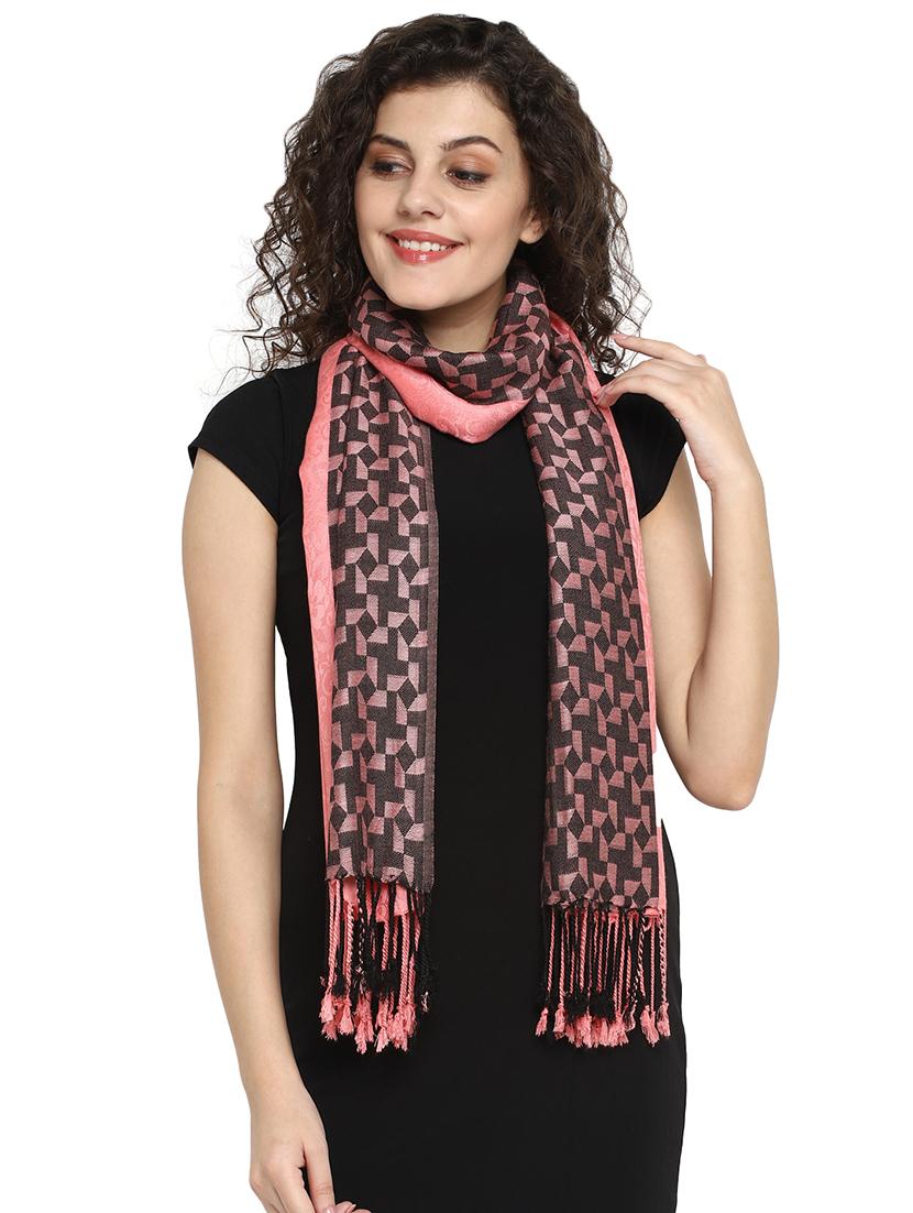 pink viscose stole - 17388491 - Zoom Image - 2