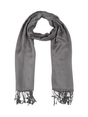 grey viscose stole - 17388498 - Standard Image - 4