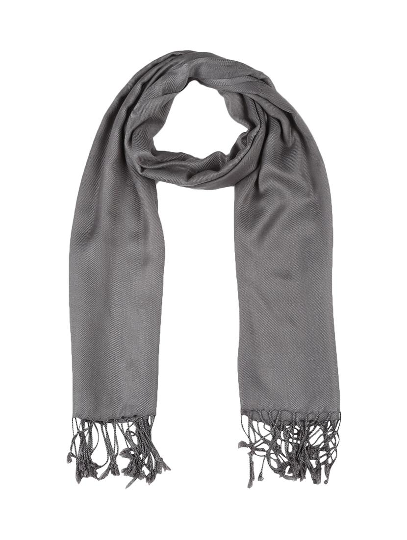 grey viscose stole - 17388498 - Zoom Image - 4