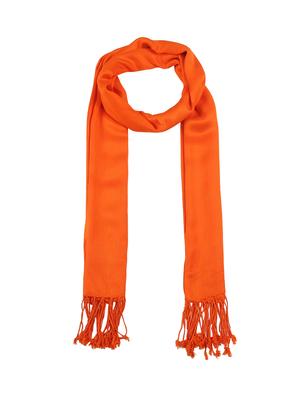 orange viscose stole - 17388501 - Standard Image - 4