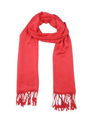 red viscose stole - 17388504 - Standard Image - 4