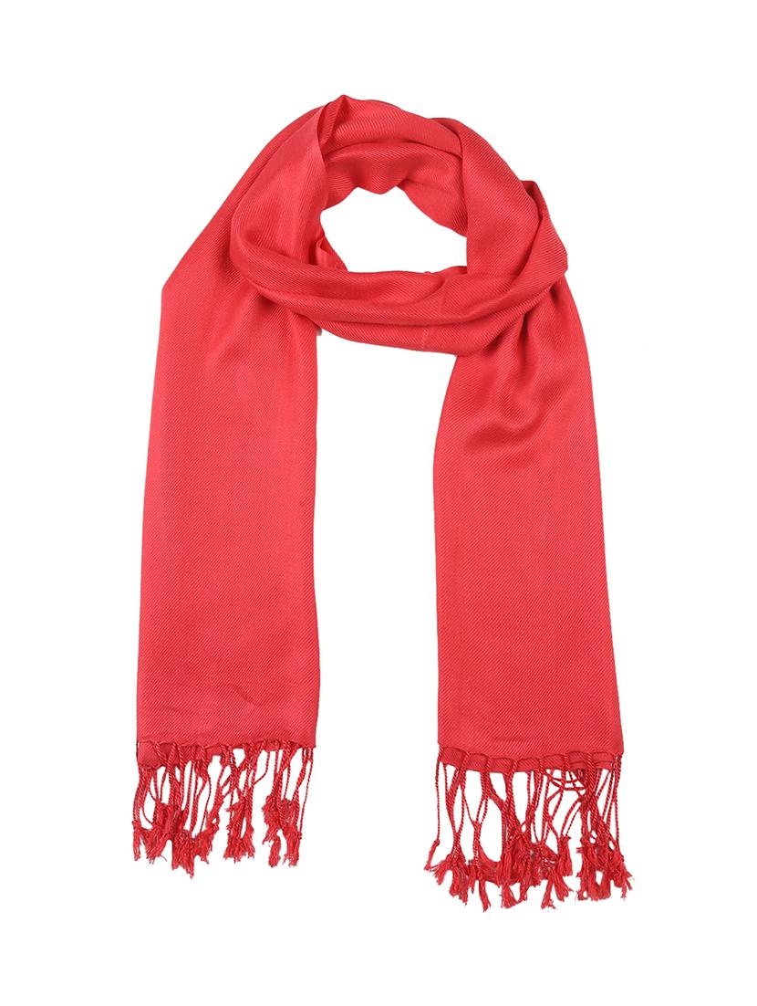 red viscose stole - 17388504 - Zoom Image - 4