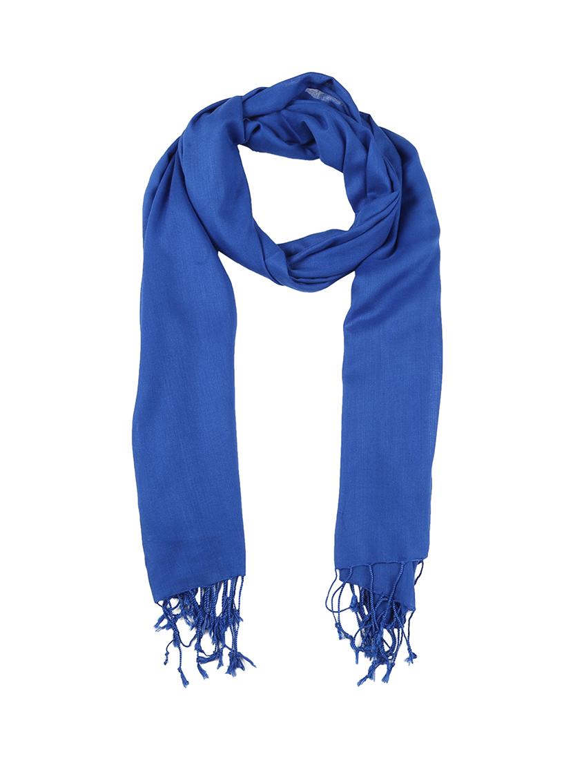 blue viscose stole - 17388510 - Zoom Image - 4