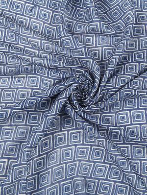 blue viscose stole - 17388521 - Standard Image - 5