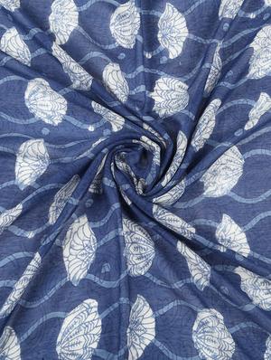 blue viscose stole - 17388522 - Standard Image - 5