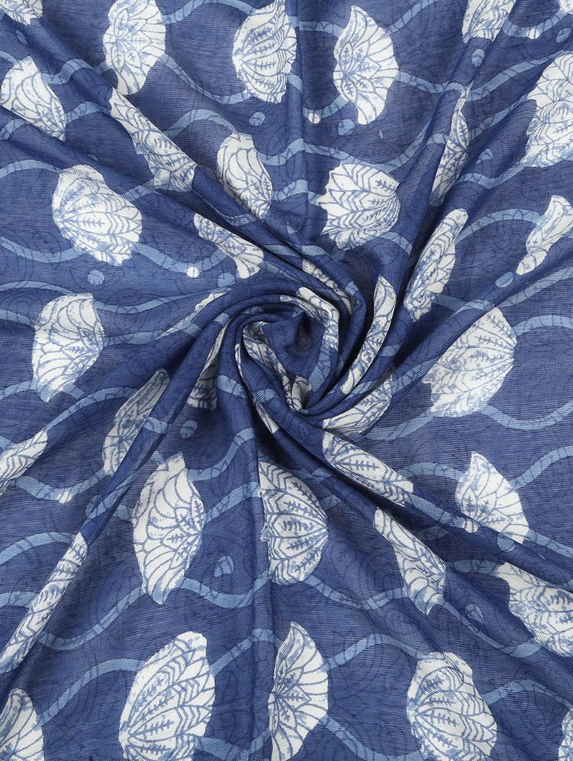 blue viscose stole - 17388522 - Zoom Image - 5