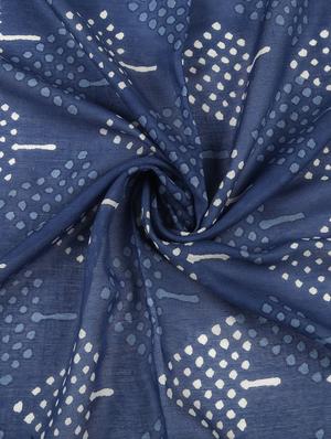 blue viscose stole - 17388523 - Standard Image - 5