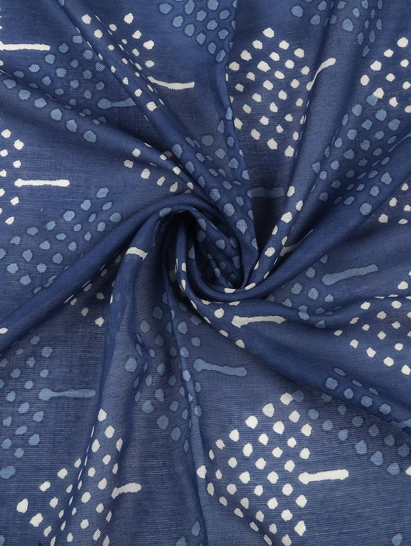 blue viscose stole - 17388523 - Zoom Image - 5