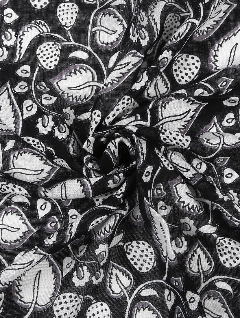 black viscose stole - 17388525 - Zoom Image - 5