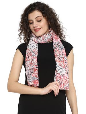 pink viscose stole - 17388529 - Standard Image - 2