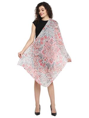 pink viscose stole - 17388529 - Standard Image - 3