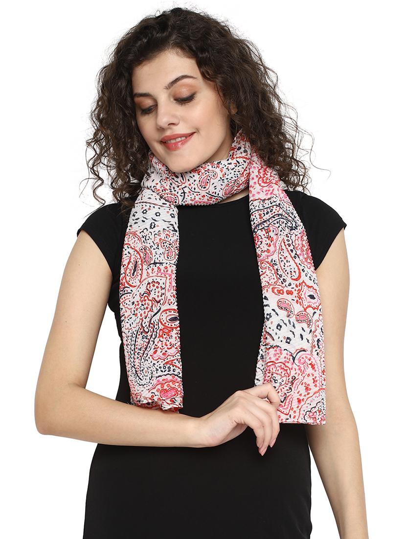 pink viscose stole - 17388529 - Zoom Image - 2