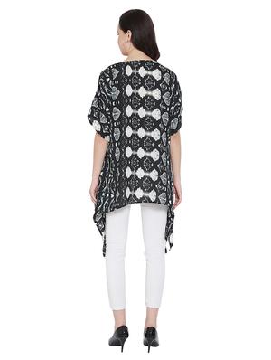round neck animal asymmetric top - 17388874 - Standard Image - 3