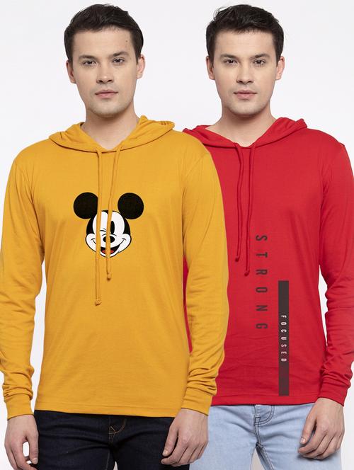 multi colored printed t-shirts combo - 17391013 - Standard Image - 1