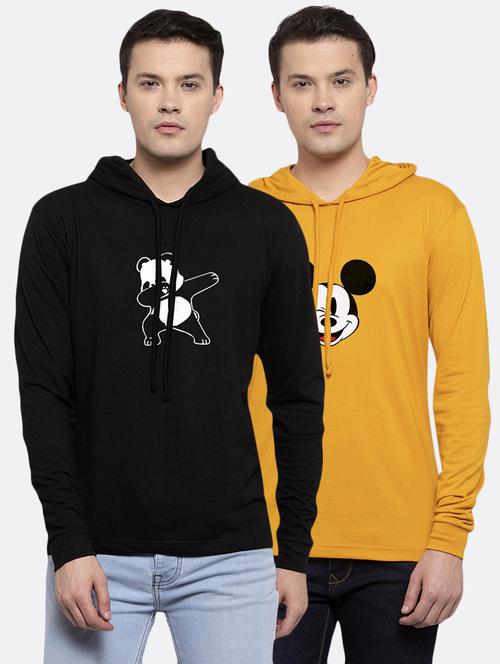 multi colored printed t-shirts combo - 17391176 - Very Small Image - 1