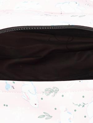 pink cotton polyester blend regular backpack - 17391537 - Standard Image - 3
