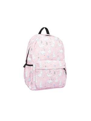 pink cotton polyester blend regular backpack - 17391537 - Standard Image - 5