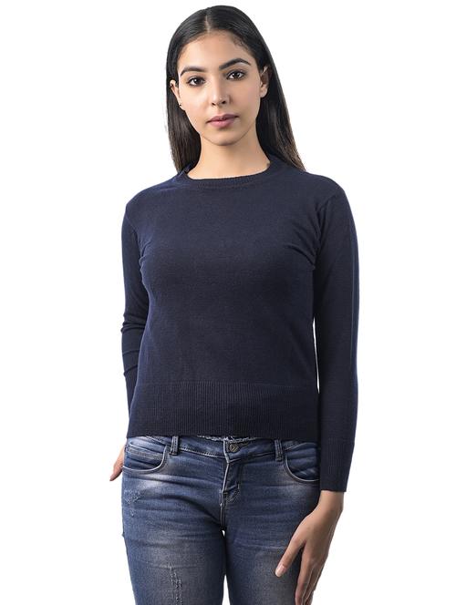 crew neck acrylic wool pullover - 17391990 -  Standard Image - 0