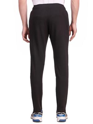 black printed full length track pant - 17392126 - Standard Image - 3