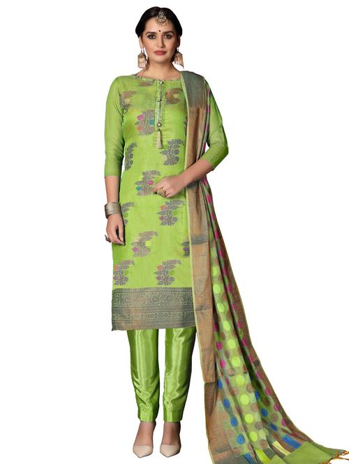 self design unstitched suit - 17393631 - Standard Image - 1