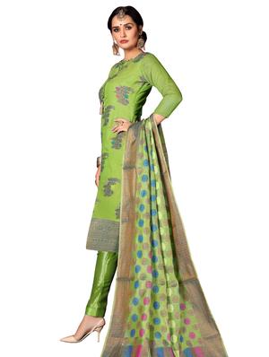 self design unstitched suit - 17393631 - Standard Image - 2