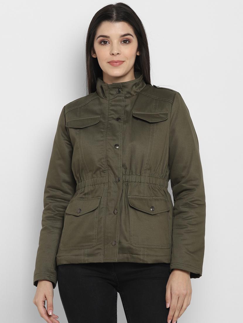 mock neck quilted jacket - 17393799 - Zoom Image - 1
